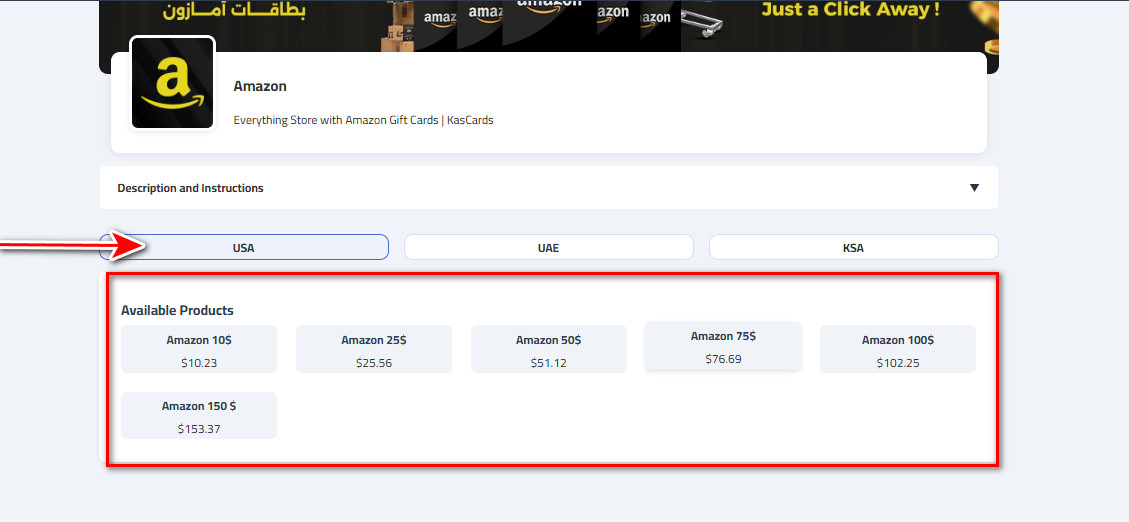 How to Buy Amazon cards from kascards