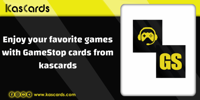 Enjoy your favorite games with GameStop cards from Kascards