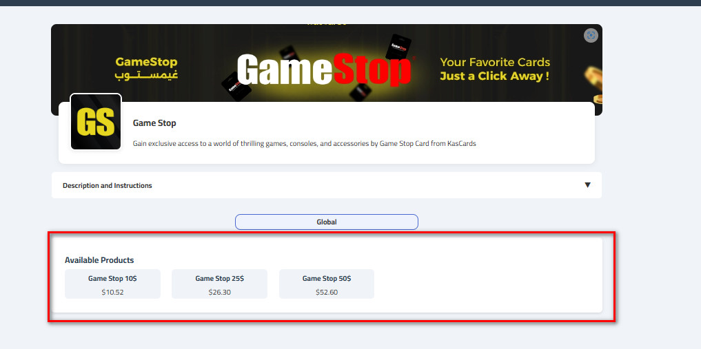 How to Purchase GameStop Cards from Kascards