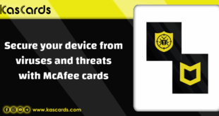 Secure your device from viruses and threats with McAfee cards