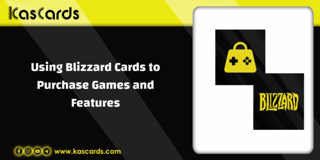 Using Blizzard Cards to Purchase Games and Features
