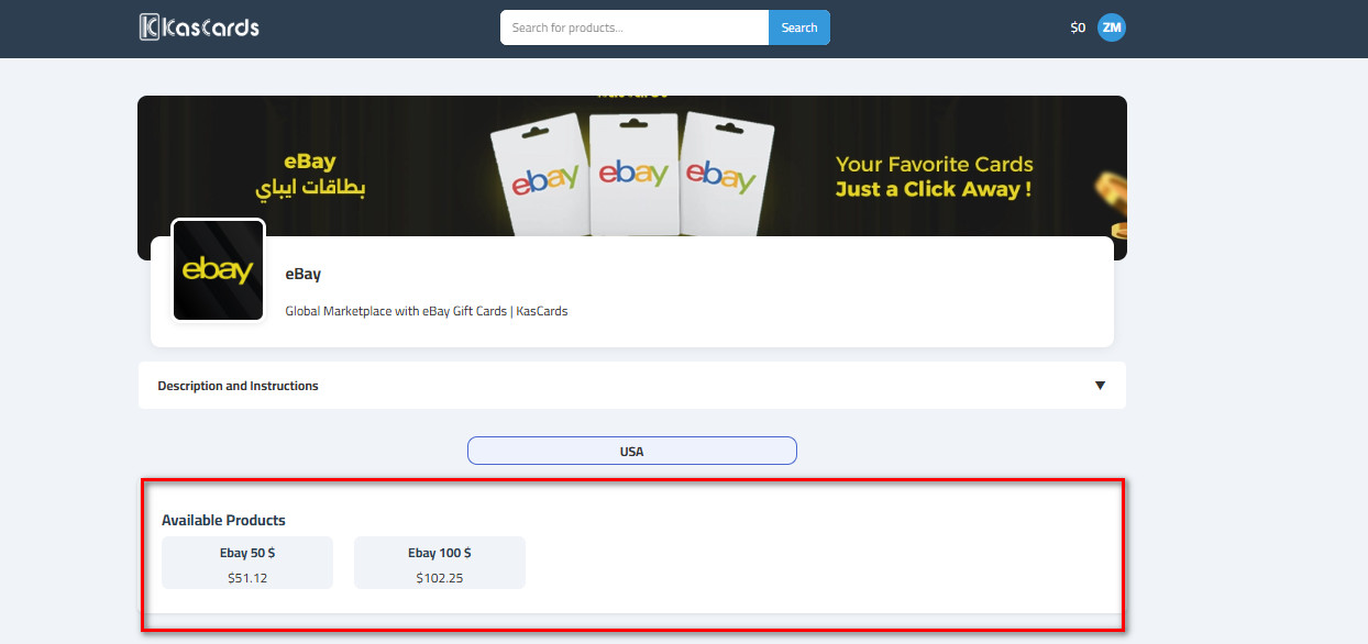 How to Buy Ebay Cards from Kascards